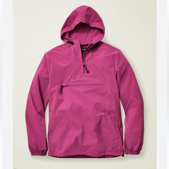 BONOBOS PACKABLE REC JACKET MENS MEDIUM LIGHTWEIGHT PULLOVER QUARTER ZIP HIKING - Picture 1 of 9